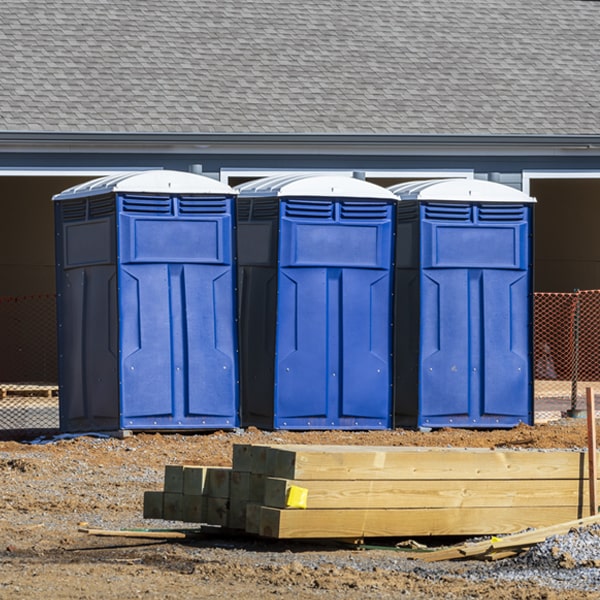 do you offer hand sanitizer dispensers inside the portable toilets in Mount Vernon Oregon